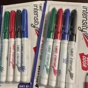 Bic Intensity Low Odor Dry Erase Markers -‎ 2 unopened packages
